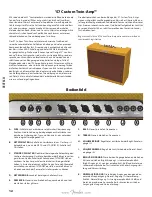 Предварительный просмотр 12 страницы Fender '57 Custom Twin-Amp Owner'S Manual