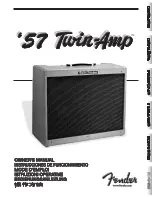 Предварительный просмотр 1 страницы Fender 57 Twin Owner'S Manual