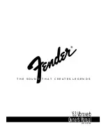 Fender '63 Vibroverb Owner'S Manual preview