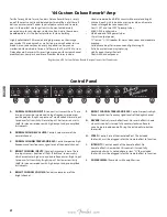 Preview for 2 page of Fender '64 Custom Deluxe Reverb-Amp PR 4826 Owner'S Manual