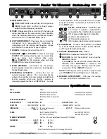 Предварительный просмотр 7 страницы Fender '64 Vibroverb Custom-Amp Operating Instructions Manual