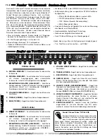 Предварительный просмотр 14 страницы Fender '64 Vibroverb Custom-Amp Operating Instructions Manual