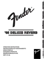 Fender 65 Deluxe Reverb Operating Instructions Manual предпросмотр