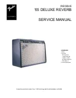 Предварительный просмотр 1 страницы Fender 65 Deluxe Reverb Service Manual