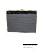 Fender 65 REVERB TREMO AMP Owner'S Manual preview