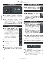 Preview for 22 page of Fender 6946000000 Owner'S Manual