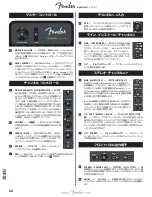 Preview for 50 page of Fender 6946000000 Owner'S Manual