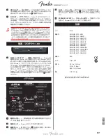 Preview for 51 page of Fender 6946000000 Owner'S Manual