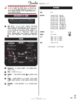 Preview for 55 page of Fender 6946000000 Owner'S Manual