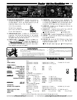 Preview for 15 page of Fender 800 Pro Operating Instructions Manual