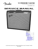 Fender 8140000000 Service Manual preview