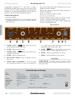 Предварительный просмотр 8 страницы Fender ACOUSTASONIC 15 Owner'S Manual