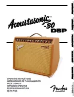 Preview for 1 page of Fender Acoustasonic 30 DSP Operating Instructions Manual