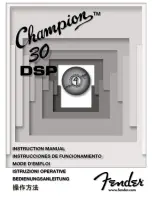 Предварительный просмотр 1 страницы Fender Acoustasonic 30 DSP Owner'S Manual