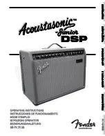 Fender Acoustasonic Junior DSP User Manual preview