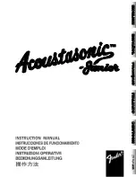 Preview for 1 page of Fender Acoustasonic Junior Instruction Manual