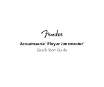 Fender Acoustasonic Player Jazzmaster Quick Start Manual preview