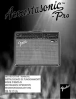 Предварительный просмотр 1 страницы Fender Acoustasonic Pro Instruction Manual