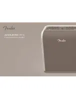 Fender Acoustic SFX Manual preview