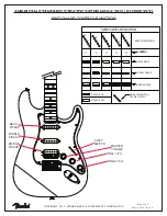 Предварительный просмотр 5 страницы Fender American Standard Stratocaster HSS 2012 User Manual