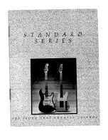 Fender American Standard Telecaster User Manual preview