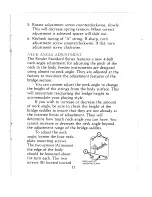 Preview for 13 page of Fender American Standard Telecaster User Manual