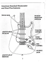 Preview for 4 page of Fender American Standard User Manual