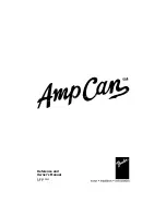 Preview for 1 page of Fender Amp Can Reference And Owner'S Manual