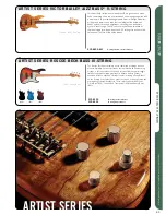 Предварительный просмотр 2 страницы Fender Artist Series Brochure