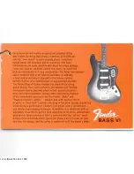 Предварительный просмотр 3 страницы Fender Bass VI Instruction Manual