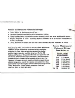 Предварительный просмотр 10 страницы Fender Bass VI Instruction Manual