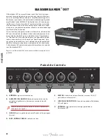 Preview for 8 page of Fender BASSBREAKER 007 Owner'S Manual