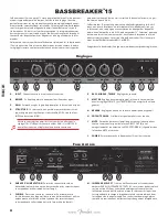 Предварительный просмотр 6 страницы Fender Bassbreaker 15 Owner'S Manual