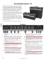 Предварительный просмотр 2 страницы Fender BASSBREAKER 45 Owner'S Manual