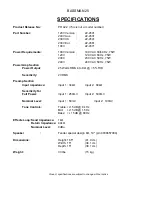 Preview for 3 page of Fender Bassman 25 Service Manual