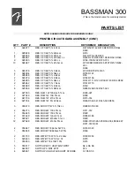 Preview for 10 page of Fender Bassman 300 Service Manual