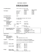 Preview for 3 page of Fender Bassman 400 Service Manual