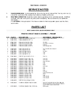 Preview for 4 page of Fender Bassman 400 Service Manual