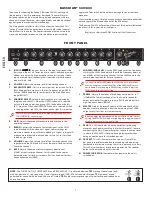 Предварительный просмотр 2 страницы Fender Bassman 500 Owner'S Manual