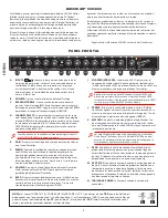 Предварительный просмотр 6 страницы Fender Bassman 500 Owner'S Manual