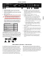 Предварительный просмотр 7 страницы Fender Bassman 500 Owner'S Manual