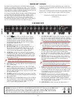 Предварительный просмотр 22 страницы Fender Bassman 500 Owner'S Manual