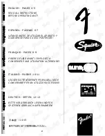 Предварительный просмотр 2 страницы Fender Bassman '59 Instruction Manual