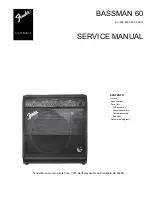 Preview for 1 page of Fender Bassman 60 Service Manual