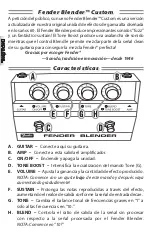 Preview for 8 page of Fender Blender Custom Owner'S Manual