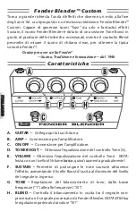 Preview for 12 page of Fender Blender Custom Owner'S Manual