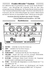 Предварительный просмотр 14 страницы Fender Blender Custom Owner'S Manual