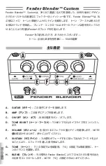 Предварительный просмотр 18 страницы Fender Blender Custom Owner'S Manual