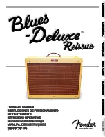 Fender Blues Deluxe Reissue User Manual предпросмотр