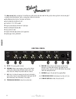 Предварительный просмотр 2 страницы Fender Blues Junior IV User Manual